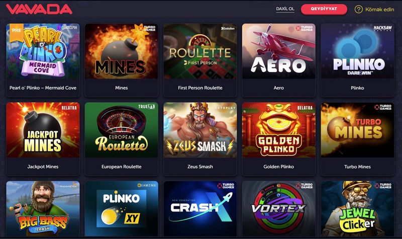 Виды игр, предлагаемых казино Vavada Виды игр, предлагаемых казино Vavada